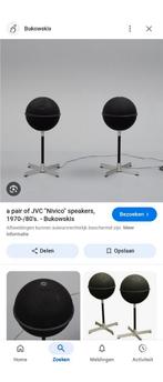 Te KOOP GEVRAAGD JVC/NIVICO bol speakers, Ophalen of Verzenden, Zo goed als nieuw, JVC