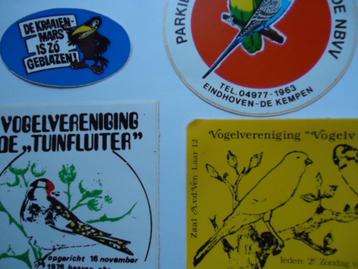 sticker oud VOGEL strip divers kraai parkiet eindhoven nb beschikbaar voor biedingen