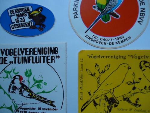sticker oud VOGEL strip divers kraai parkiet eindhoven nb, Verzamelen, Stickers, Zo goed als nieuw, Bedrijf of Vereniging, Verzenden