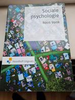 Roos Vonk - Sociale psychologie, Boeken, Studieboeken en Cursussen, Ophalen of Verzenden, Zo goed als nieuw, Roos Vonk