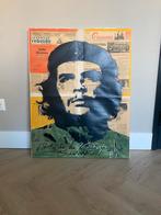 Opgespannen doek van che guevara, Ophalen