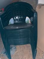 6 Jardin Tuinstoelen - Zwart Kunststof, Kunststof, Gebruikt, Overige kleuren, Ophalen of Verzenden