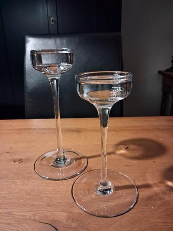 2 IKEA BLOMSTER kandelaars verschillende  hoogtes beschikbaar voor biedingen