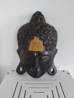 Boeddha masker- hout, Ophalen of Verzenden, Gebruikt