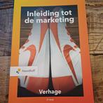 Inleiding tot de marketing - Verhage 5e druk, Verhage, Economie, Ophalen of Verzenden, Zo goed als nieuw