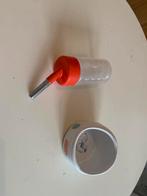 Drinkflesje en voerbakje hamster, Ophalen of Verzenden, Zo goed als nieuw, Voerbakje