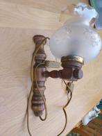 Retro lamp, Ophalen of Verzenden, Zo goed als nieuw, Stof, Minder dan 50 cm