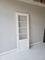 Oude houten deur met slot, Doe-het-zelf en Verbouw, Ophalen, Gebruikt, 80 tot 100 cm, Binnendeur