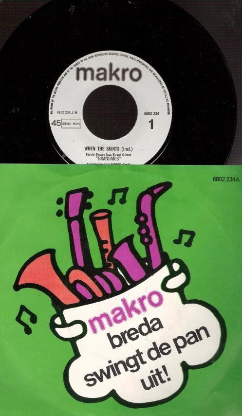 Macro Breda (Eerste Bergste Jazz Straat Orkest Brandaris), Cd's en Dvd's, Vinyl Singles, Gebruikt, Jazz en Blues, Ophalen