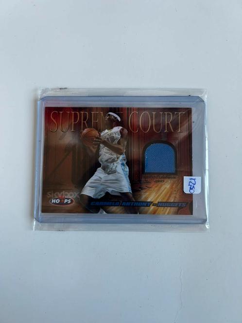 Carmelo Anthony NBA Hoops Basketball jersey card 2004, Hobby en Vrije tijd, Stickers en Plaatjes, Zo goed als nieuw, Plaatje, Ophalen of Verzenden