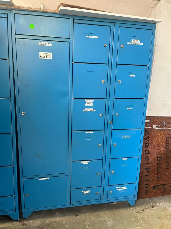Lockerkast (3 stuks) verschillende maten vakken, Huis en Inrichting, Kasten | Lockerkasten, Zo goed als nieuw, Ophalen