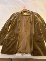 Goudkleurig fluwelen jasje, Kleding | Dames, Jasjes, Kostuums en Pakken, Maat 38/40 (M), Bruin, Ophalen of Verzenden, Zo goed als nieuw