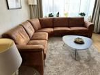 lederen hoekbank, Huis en Inrichting, Banken | Bankstellen, Ophalen, 250 tot 300 cm, Gebruikt, Hoekbank