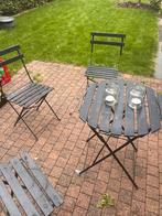 Frans Tuinset - Opknappers, Tuin en Terras, Tuinsets en Loungesets, Gebruikt, Ophalen of Verzenden, Stoel, Tuinset