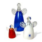 Set van 3 glazen engeltjes Magnor Glasswork, Gebruikt, -, -, Ophalen of Verzenden