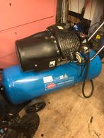 Compressor 100 L  met gratis soda / zandstraalketel 8 bar, Doe-het-zelf en Verbouw, Gebruikt, 6 tot 10 bar, Ophalen of Verzenden