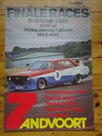 Poster Finale races Zandvoort 1978 autorace, Ophalen of Verzenden, Gebruikt, Auto's