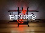 Becks glas neon lichtreclame / lamp, Ophalen of Verzenden, Nieuw, Lichtbak of (neon) lamp