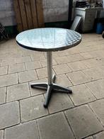 leuk terrastafeltje, Ophalen, Gebruikt, Rond, Aluminium