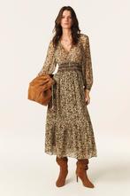 Coraly dress ba&sh maat 2/M, Kleding | Dames, Maat 38/40 (M), Bruin, Nieuw, Ophalen of Verzenden