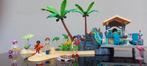 Playmobil 6979 (+9085) - Vakantie-eiland met strandbar, Ophalen of Verzenden, Zo goed als nieuw