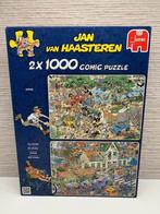 Jan van Haasteren puzzel  Safari & De Storm 2 x 1000 stukjes, Ophalen of Verzenden, 500 t/m 1500 stukjes, Zo goed als nieuw, Legpuzzel