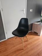 Eetkamer stoelen, Ophalen, Kunststof, Zwart, Zo goed als nieuw