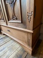 Art Nouveau vitrinekast kast, Antiek en Kunst, Ophalen