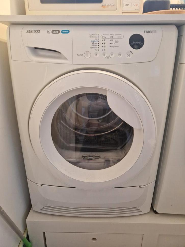 Zanussi Lindo 300 Droger - Gebruikt, Witgoed en Apparatuur, Wasdrogers, Gebruikt, Condens, Voorlader, 6 tot 8 kg, 85 tot 90 cm