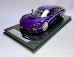 Koenigsegg Gemera Purple 1:18 van FrontiArt, Hobby en Vrije tijd, Modelauto's | 1:18, Ophalen of Verzenden, Nieuw, Auto, Overige merken