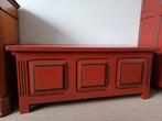 Rode dekenkist in nette staat, Huis en Inrichting, Woonaccessoires | Kisten, Minder dan 50 cm, 100 tot 150 cm, Zo goed als nieuw