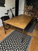 Eettafel/ werktafel 105 x195, Huis en Inrichting, Complete eetkamers, Ophalen, Zo goed als nieuw, 4 tot 6 stoelen