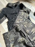 Airsoft kleding, 2x set. green camo en dark camo, Ophalen of Verzenden, Zo goed als nieuw