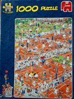 Jan van Haasteren Tennis 1000 stukjes, Hobby en Vrije tijd, Denksport en Puzzels, Ophalen of Verzenden, 500 t/m 1500 stukjes, Gebruikt