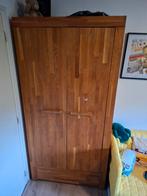 Eiken kledingkast - opknapper, Ophalen, Met deur(en), Gebruikt, 100 tot 150 cm