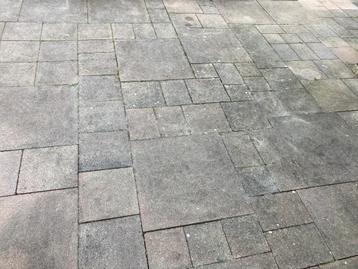 Gratis Terras- en oprittegels 6cm, ca 50m2 wildverband beschikbaar voor biedingen