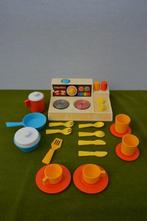 Vintage Fisher Prise keukenset met pannetjes en servies 1978, Kinderen en Baby's, Speelgoed | Fisher-Price, Speelset, Gebruikt