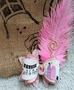 Roze sinterklaas pieten haarstrik, Kinderen en Baby's, Kindermode-accessoires, Ophalen of Verzenden, Nieuw, Handgemaakt