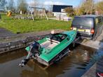 15 pk suzuki 4 takt motor met speedbootje vandaag nog varen, 10 tot 30 pk, Ophalen of Verzenden, Zo goed als nieuw, Tot 6 meter