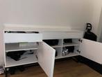 Witte dressoir kast met lades en deuren, Huis en Inrichting, Kasten | Dressoirs, Kunststof, 150 tot 200 cm, Ophalen of Verzenden