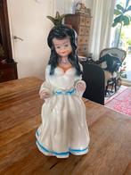 Vintage piep knijp pop West Germany mcm dame pieppop plastic, Ophalen of Verzenden