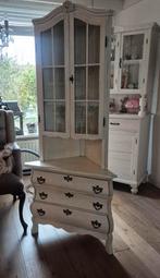 Barok hoekkastje - Schattig en uniek!, Huis en Inrichting, Kasten | Dressoirs, Ophalen, Gebruikt, Barok, Glas