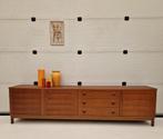 Vintage dressoir/TVmeubel, 240cm, Ophalen, ., 200 cm of meer, .