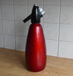 Vintage siphon rood spuitwaterfles BOC England soda sifon, Ophalen of Verzenden, Gebruikt