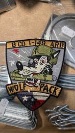 Wolf pack badge arb, Ophalen of Verzenden, Nvt, Nederland, Embleem of Badge