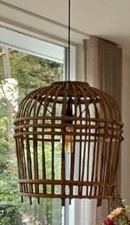 Hanglamp Bamboe met Pendel, Ophalen, 50 tot 75 cm, Bohemian, Zo goed als nieuw