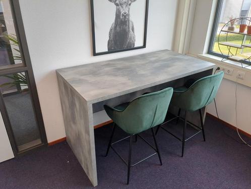 Leuke bartafel plus 4 stoelen, Huis en Inrichting, Tafels | Eettafels, Zo goed als nieuw, 50 tot 100 cm, Rechthoekig, Ophalen of Verzenden