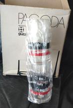 Guzzini Pagoda 6x glazen nieuw jaren 70 design Paolo Tilche, Ophalen, Nieuw