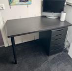 IKEA verstelbaar bureau met ladekast, In hoogte verstelbaar, Gebruikt, Ophalen, Bureau