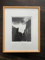 New York - Jean-Baptiste Sécheret houtskool 6/50, Antiek en Kunst, Ophalen of Verzenden